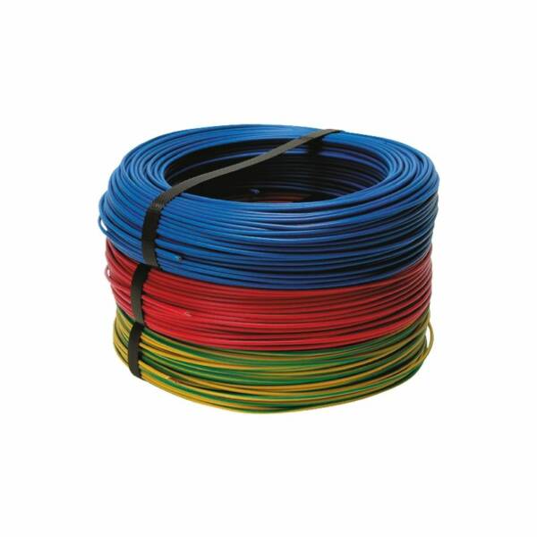 RS PRO Conduit, section: 1,5 mm² 100m, 450/750 V 17,5 A Noir H07V-U 6491X ( Prix pour Bobine de 100 Mètres )