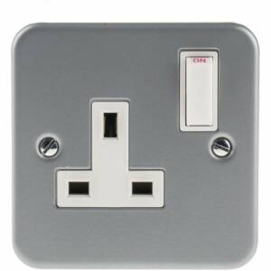 Prise électrique RS PRO, Montage en saillie, Type G - Britannique avec interrupteur, , IP20 ( Prix pour 1 )