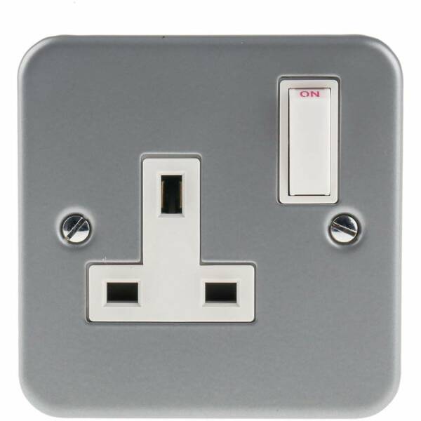 Prise électrique RS PRO, Montage en saillie, Type G - Britannique avec interrupteur, , IP20 ( Prix pour 1 )