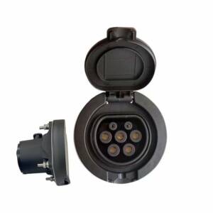 JATRHG Prise de Recharge Type 2, 32A, 3P, Mâle - Modèle T2 32M 3P