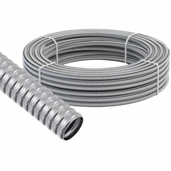 Tube ondulé en acier inoxydable CSST304 recuit, en couronne, pour circuits d'alimentation d'eau DN20 x 20m
