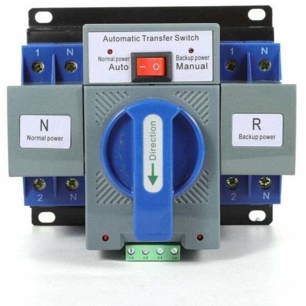 2P 63A double commutateur de commutation de puissance interrupteur automatique interrupteur 220V