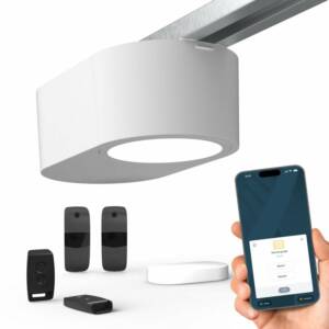 SOMFY 1246483 - Motorisation porte de garage Serenia 700 io Connect - Pilotable à distance avec smartphone et assistants vocaux - Pour portes de garage Hauteur Max. 2.35 m et Largeur Max. 4.5 m - Livr