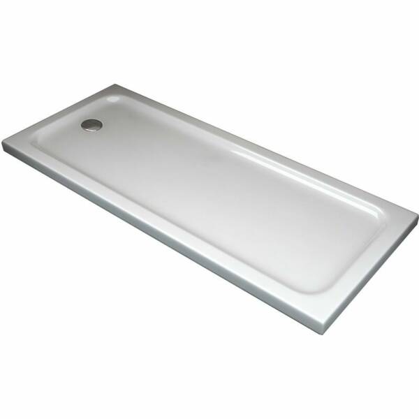 Receveur de douche rectangulaire surbaissé en Abs avec bonde inclus H. 5 cm – 70 x 160