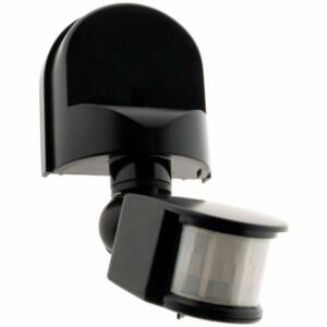 Détecteur mouvement IP44 - tête orientable - 1200W - noir - Zenitech