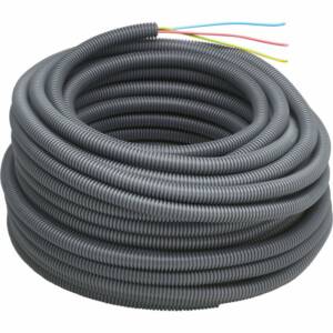 DEBFLEX - COURONNE DE GAINE PRÉ FILÉE 3X1.5 MM² Ø16 25M GRIS - 410283