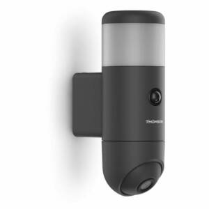 Caméra extérieure connectée, rotative, motorisée, éclairage intégré - Rheita 100 - Thomson - 512511