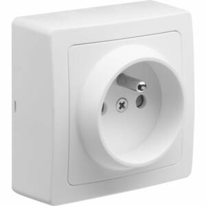 DEBFLEX - BLOK PRISE DE COURANT 2P+T BLANC - 746806